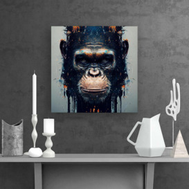 Gorilla Face Splashart Canvas - thumbnail 2