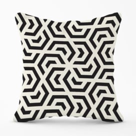 Hexagonal Geometric Pattern Cushions