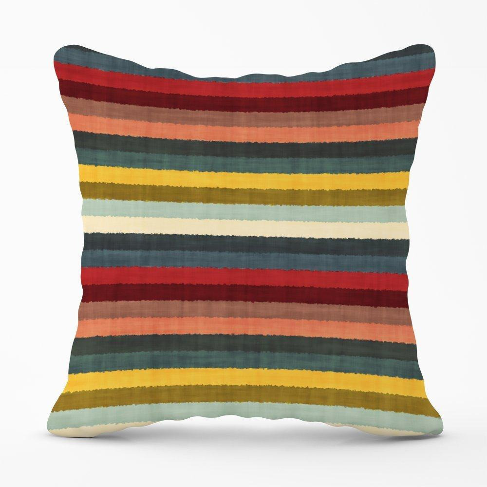 Multicolour Striped Brish Pattern Cushions - image 1