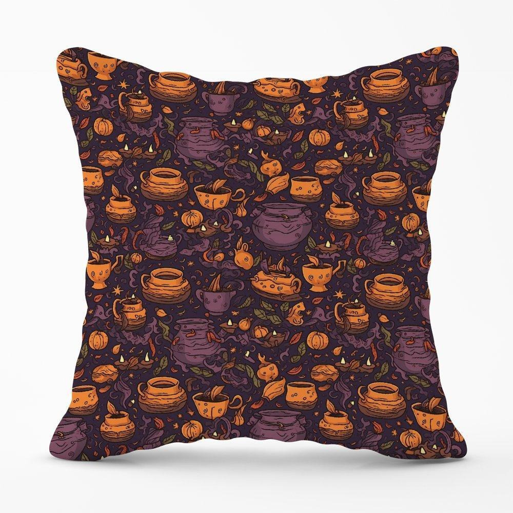 Wicked Witches Bubbling Cauldrons Cushions - image 1