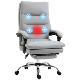 Microfibre Executive Office Chair with Vibration Massage and Heat - thumbnail 1