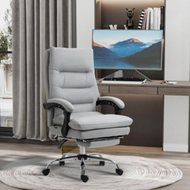 Microfibre Executive Office Chair with Vibration Massage and Heat - thumbnail 3