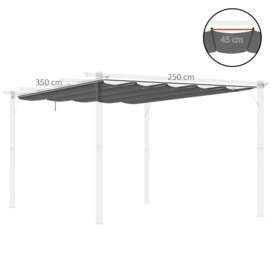 Pergola Shade Cover Replacement Canopy for 4 x 3(m) Pergola - thumbnail 3