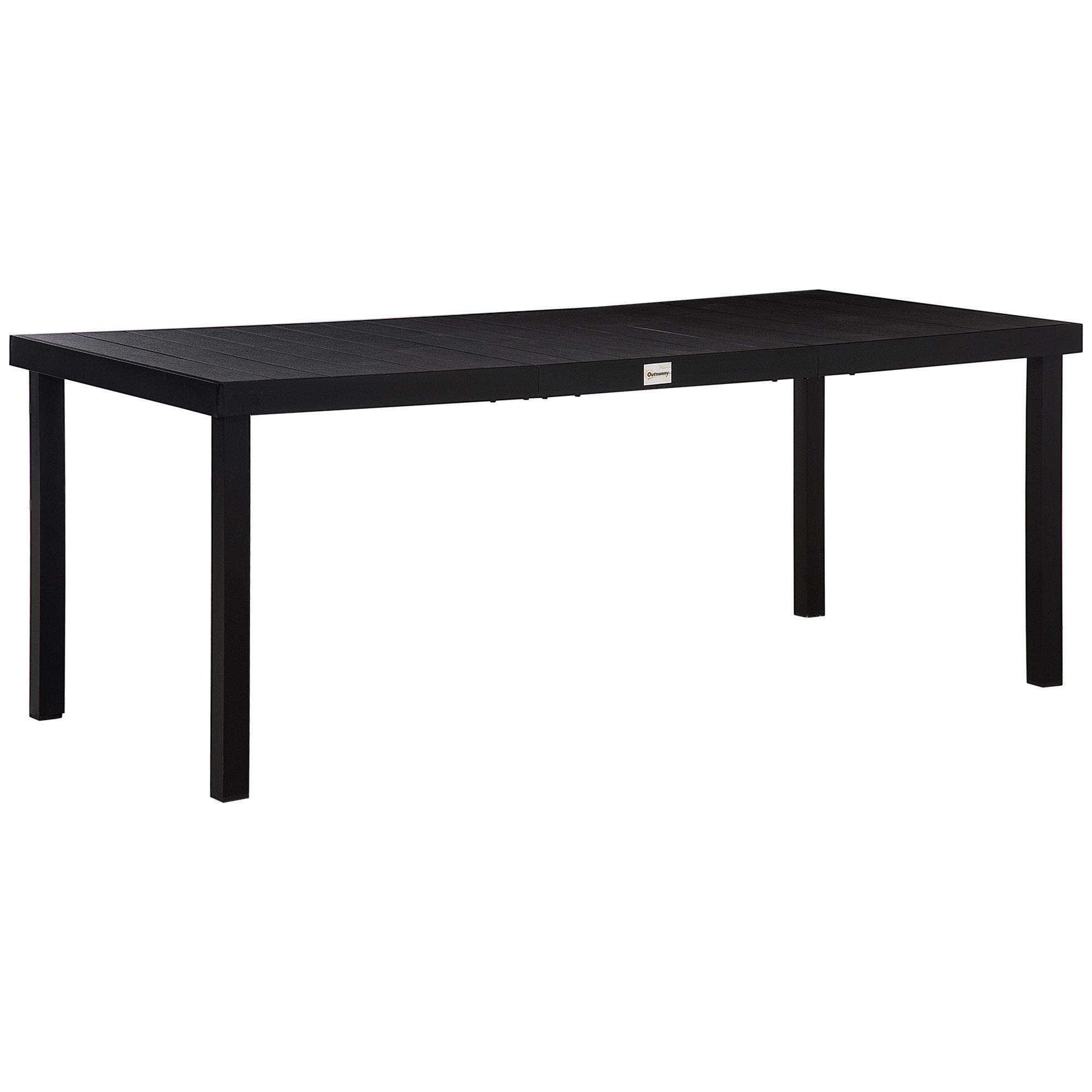 Garden Dining Table for 8, Aluminium Frame for Patio, Lawn - image 1
