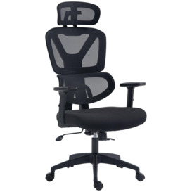 Mesh Office Chair Swivel Desk Chair with Adjustable Height - thumbnail 1