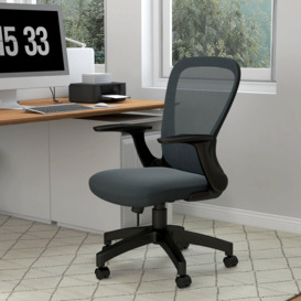 Ergonomic Mesh Office Chair with Adjustable Arm Lumbar Back Support - thumbnail 3