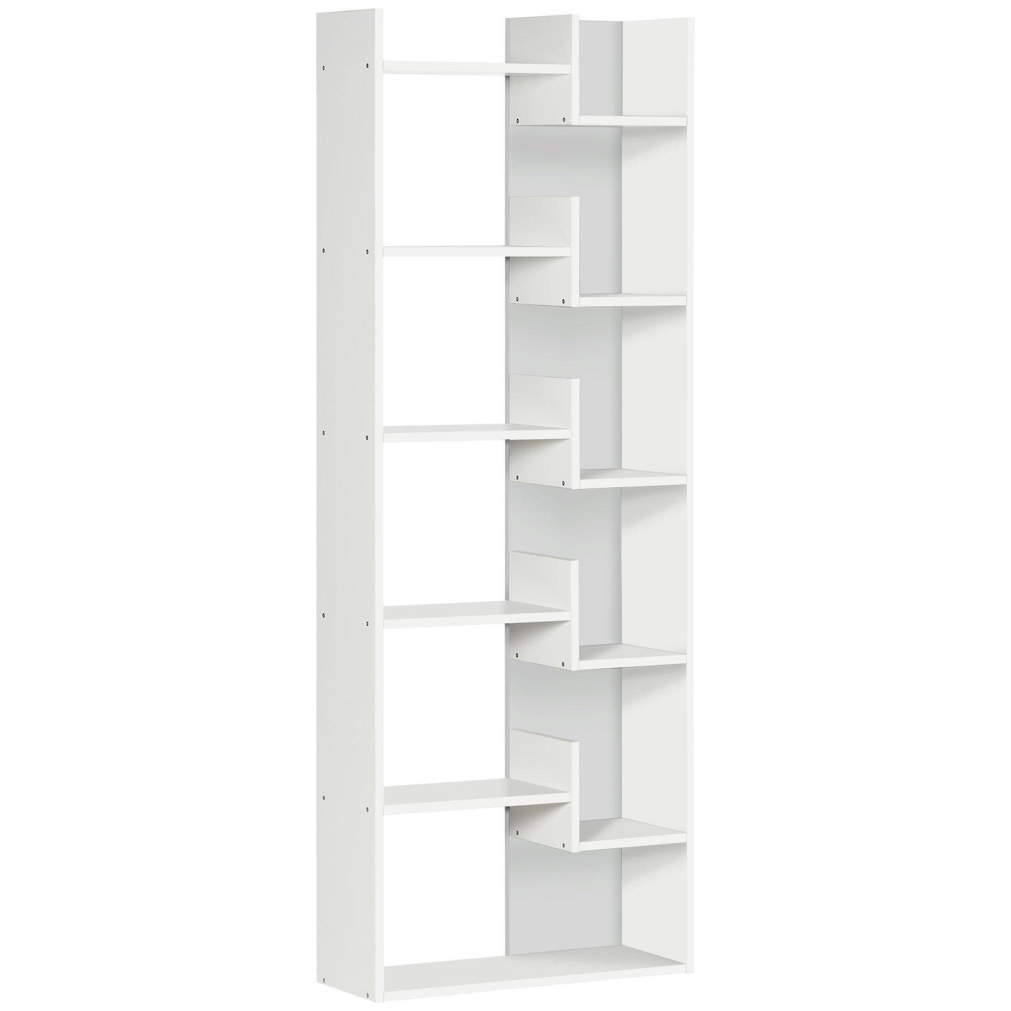 6 Tier Bookshelf Modern Bookcase with 11 Open Shelves - image 1