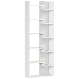 6 Tier Bookshelf Modern Bookcase with 11 Open Shelves - thumbnail 1