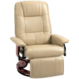 Ergonomic Recliner Sofa Chair PU Leather Armchair Lounger - thumbnail 1