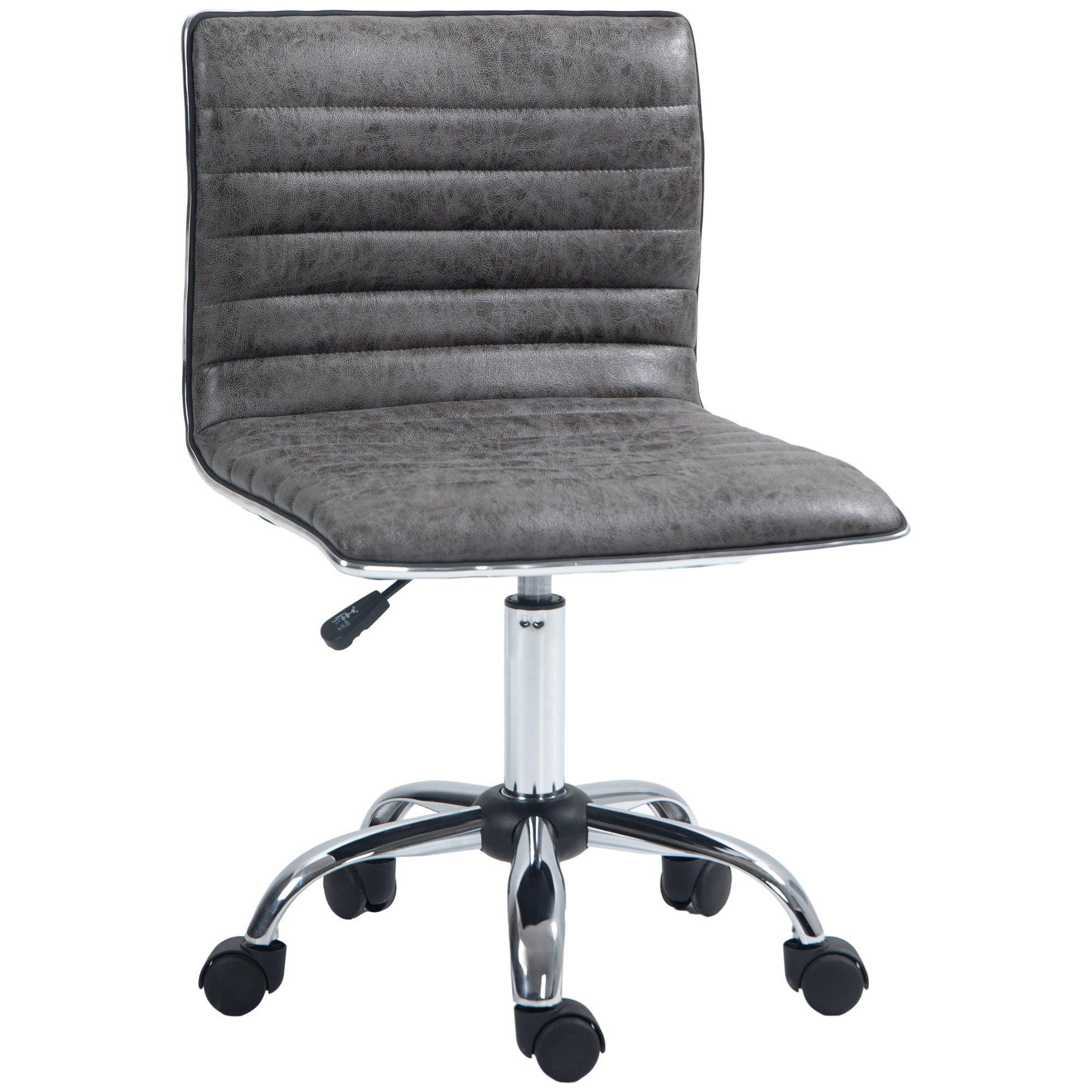 Ergonomic Executive Office Chair Computer Armless Wheels - image 1