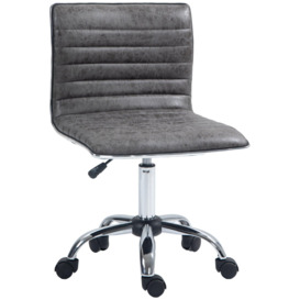 Ergonomic Executive Office Chair Computer Armless Wheels - thumbnail 1