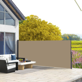 Side Awning, Adjustable Length Privacy Screen, 400 x 180cm - thumbnail 2