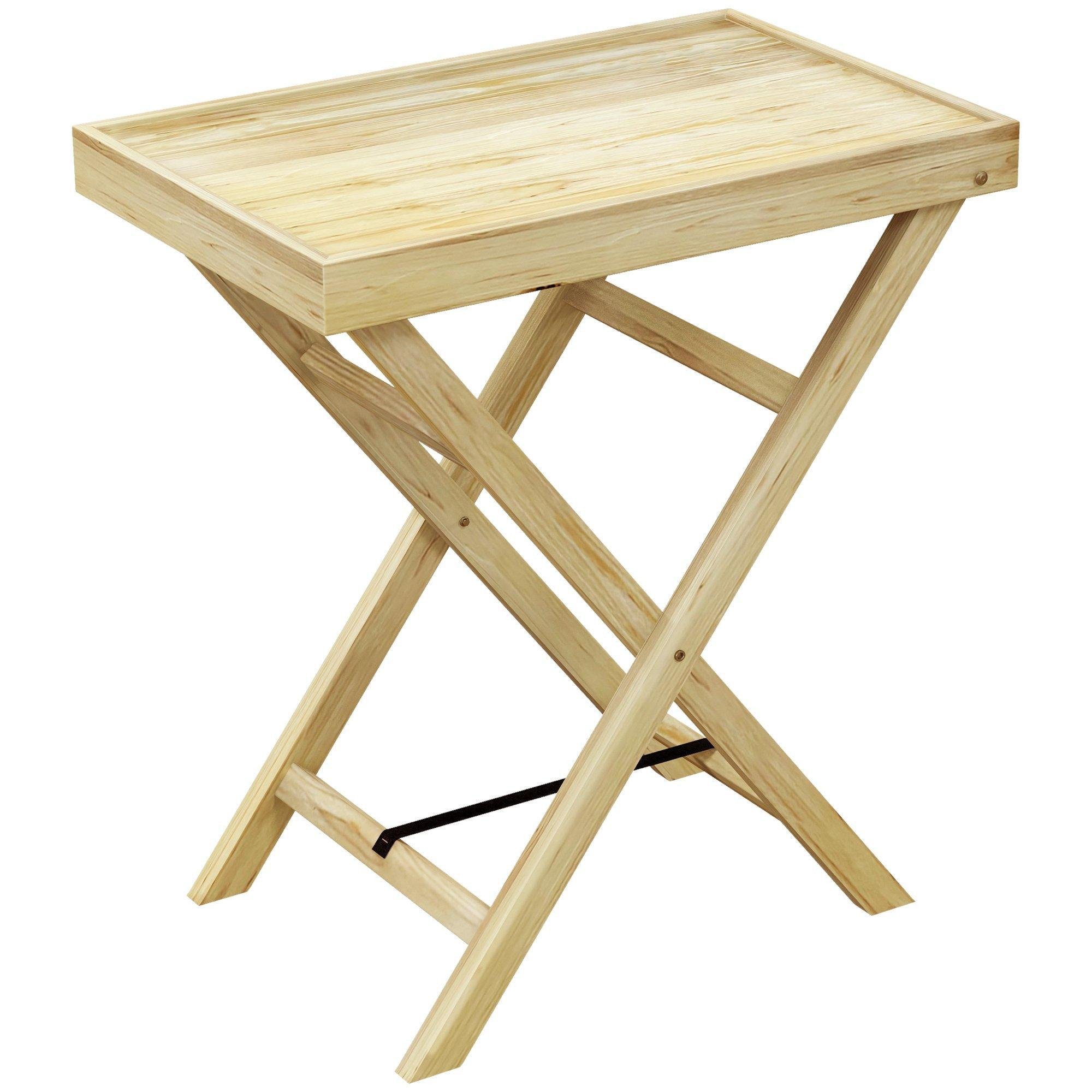 Wooden Garden Table, Outdoor Side Table 68cmx44cmx75cm - image 1