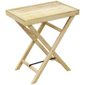 Wooden Garden Table, Outdoor Side Table 68cmx44cmx75cm - thumbnail 1