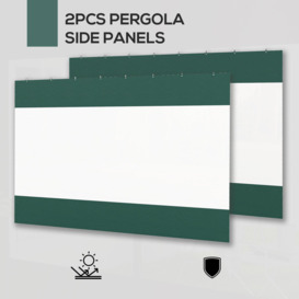 3x2m Side Panels with Large Window, for 3(m) Long Pergola - thumbnail 3