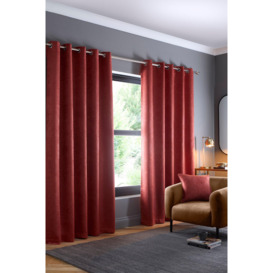 'Strata' Triple-Woven Dimout Eyelet Curtains