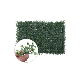 Artificial Hedge Panels Green Grass Wall Backdrop, Dark Green