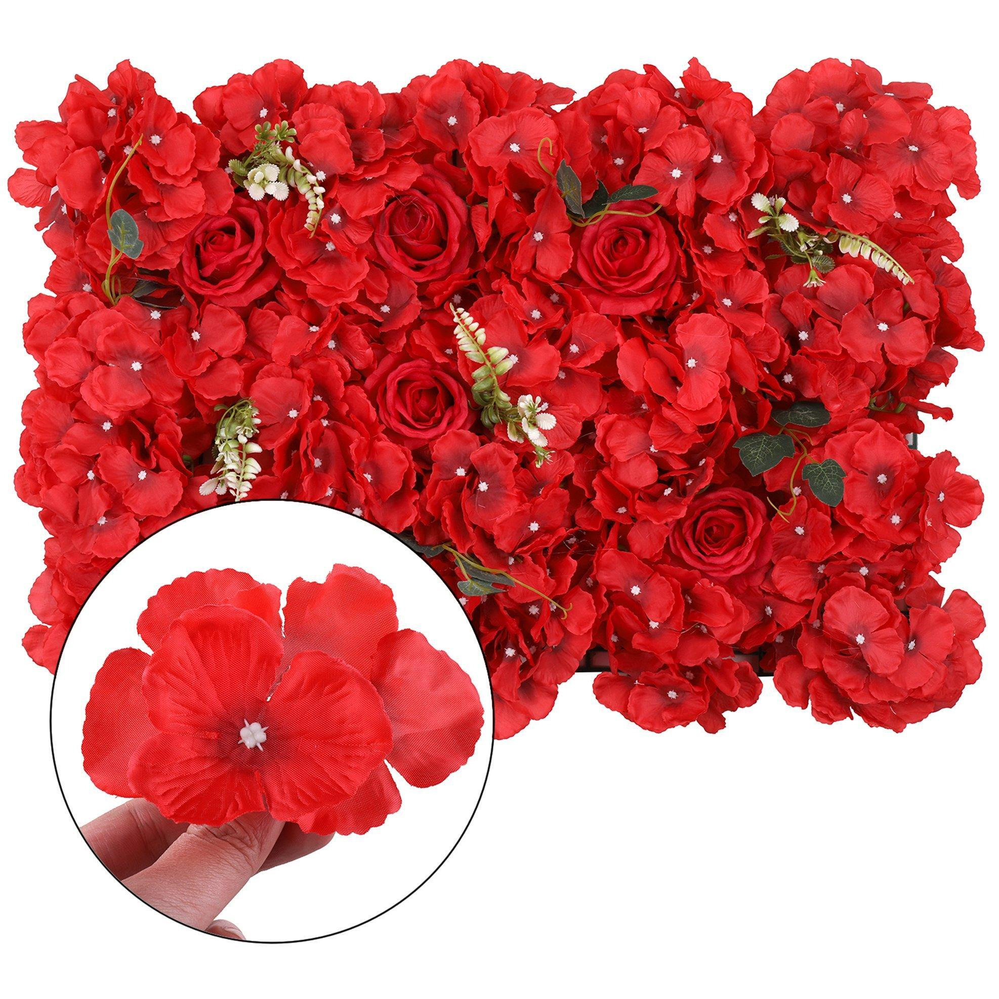 Artificial Flower Wall Panel Decorative Wedding Photography Backdrop - image 1