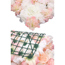 Decorative Artificial Flower Wall Panel Wedding Photo Background - thumbnail 3