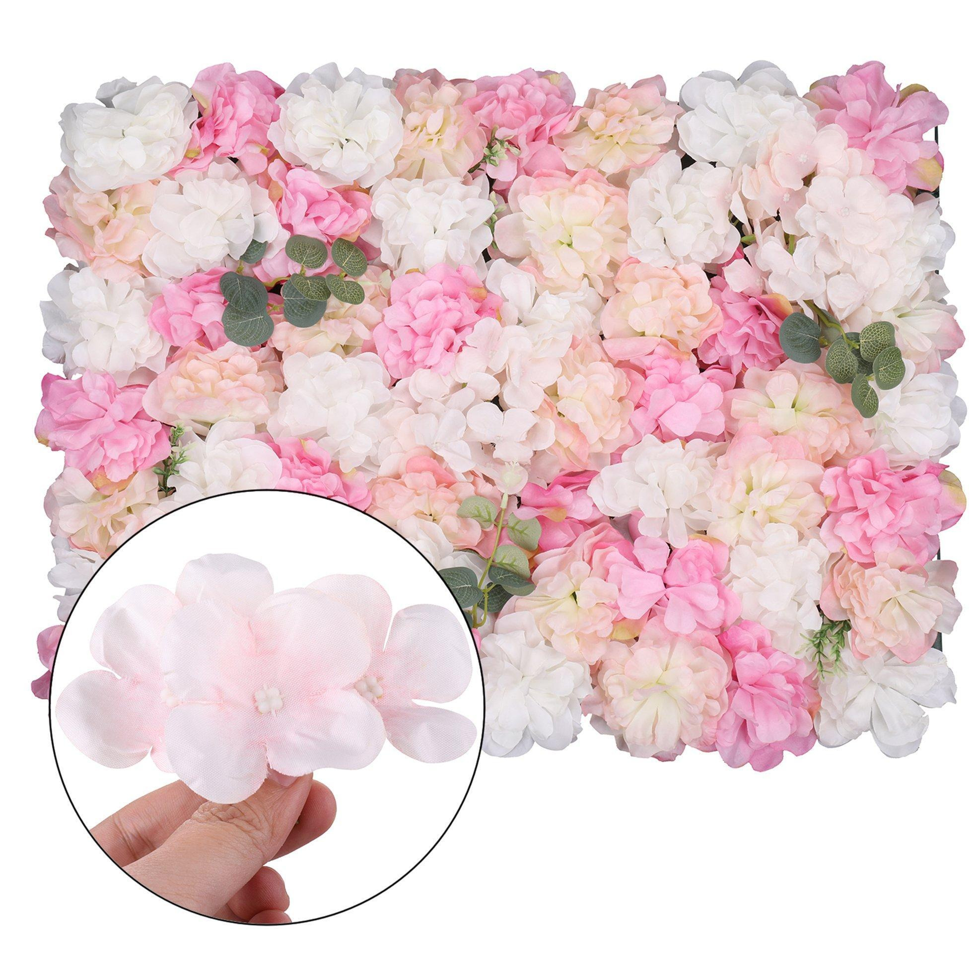 Decorative Artificial Flower Wall Panel Wedding Photo Background - image 1