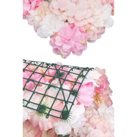 Decorative Artificial Flower Wall Panel Wedding Photo Background - thumbnail 3