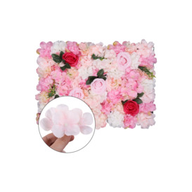 Decorative Artificial Flower Wall Panel Wedding Photo Background