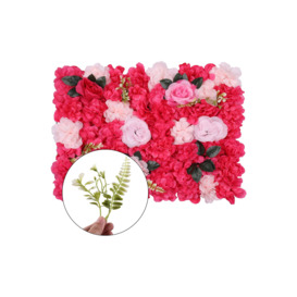 Decorative Artificial Flower Wall Panel Wedding Photo Background - thumbnail 1