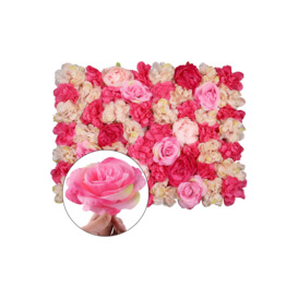 Decorative Artificial Flower Wall Panel Wedding Photo Background