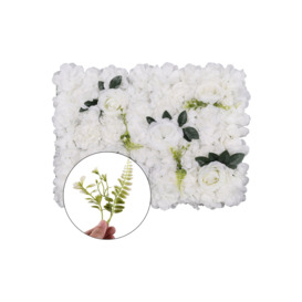 Decorative Artificial Flower Wall Panel Wedding Photo Background