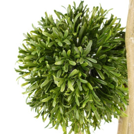 120cm UV Resistant Rosemary Topiary - 480 Leaves - Natural Trunk - thumbnail 3