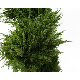 120cm Spiral Cypress Artificial Tree UV Resistant Outdoor - thumbnail 3