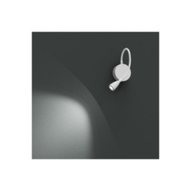 CGC Lighting 'Matilda'  White Adjustable Flexible Neck LED Rechargeable Magnetic USB Reading Bedside Wall Light - thumbnail 2