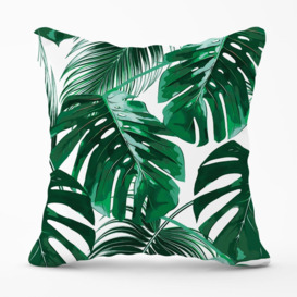 Tropical Jungle Leaf Pattern Outdoor Cushion