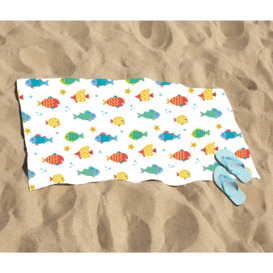 Swimming Fish Beach Towel - thumbnail 2