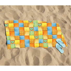 Baby Watercolour Blanket Pattern Beach Towel - thumbnail 2