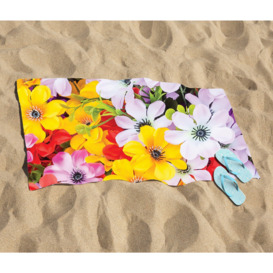 Spring Flowers Beach Towel - thumbnail 2
