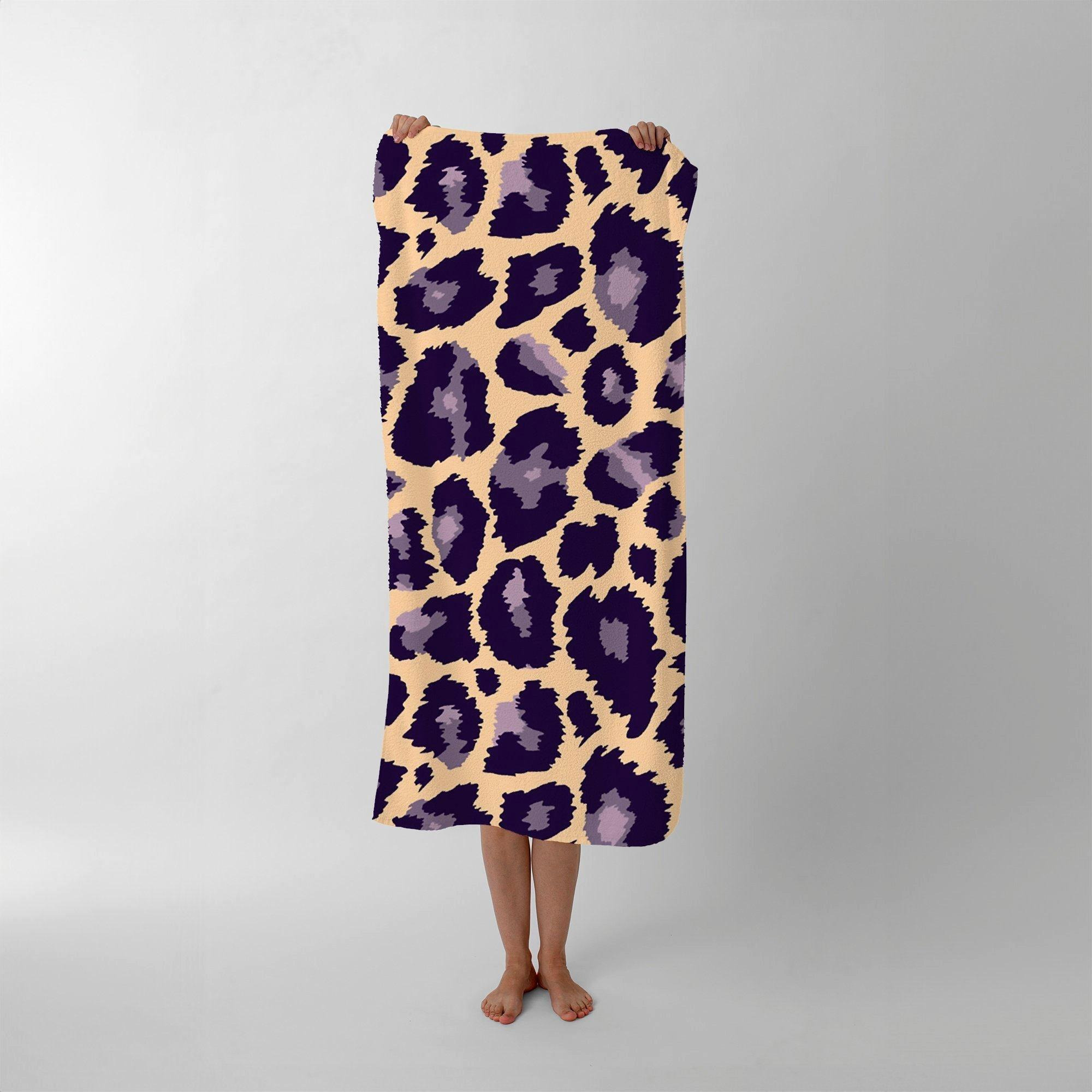 Leopard Print Beach Towel - image 1