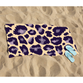 Leopard Print Beach Towel - thumbnail 2