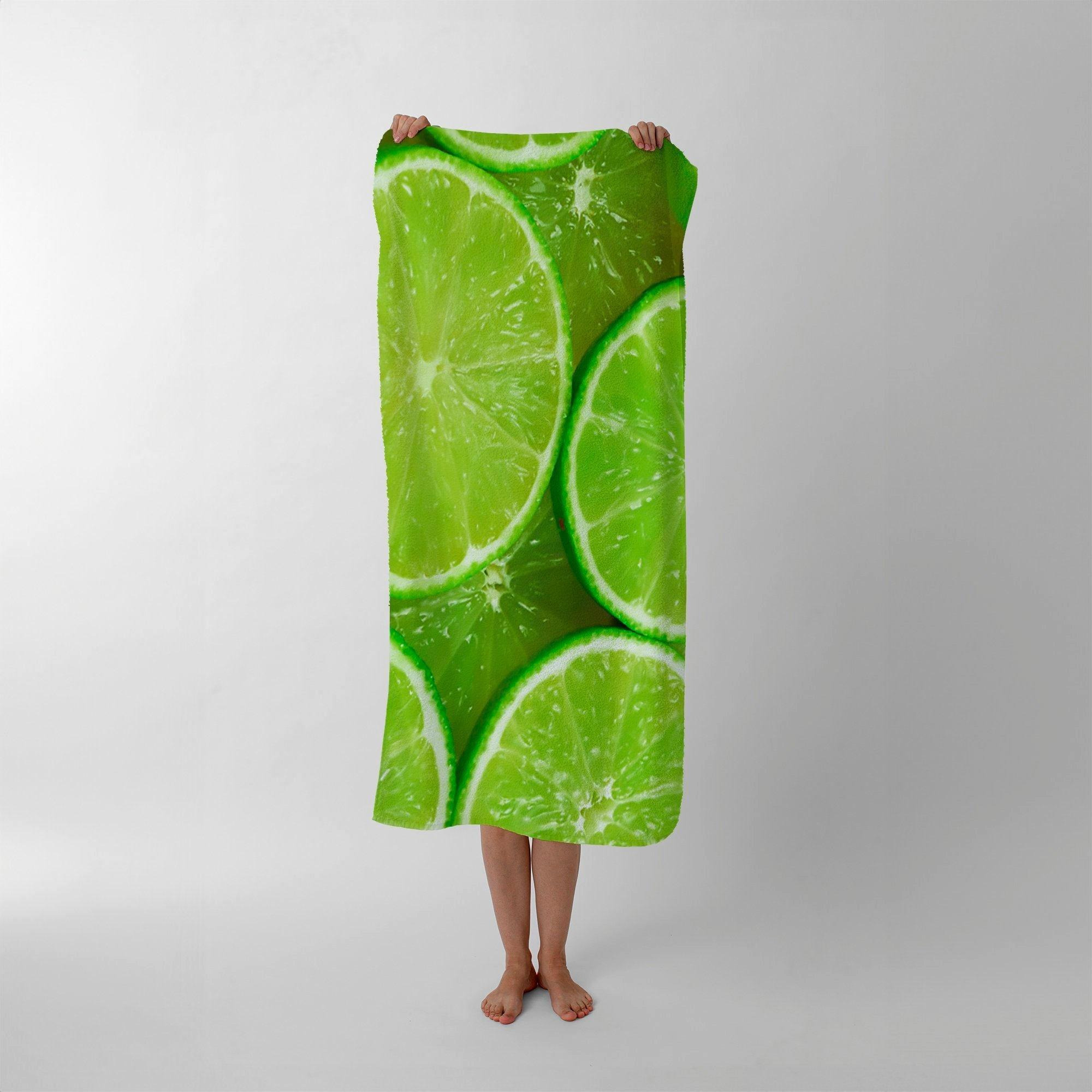 Fresh Limes Beach Towel - image 1