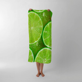 Fresh Limes Beach Towel