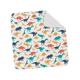 Multicoloured Dinosaurs Fleece Blanket