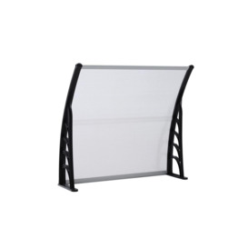 Door Canopy Porch Rain Protector Awning Lean-To Roof Shelter 90 X 120cm - thumbnail 2