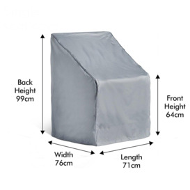 Garden Waterproof Single Chair Cover Protector - thumbnail 3