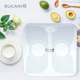 Digital Bathroom Weighing Scales Body Fat Smart BMI Analyzer - thumbnail 2