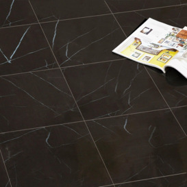 3.34m² Floor Tiles Self Adhesive Marble Effect PVC Flooring