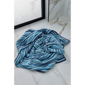 'Carnaby Stripe' 100% Cotton Yarn Jacquard Towels - thumbnail 2