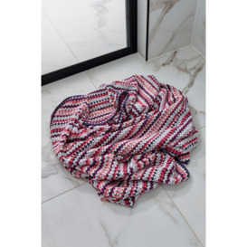 'Carnaby Stripe' 100% Cotton Yarn Jacquard Towels - thumbnail 2