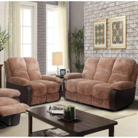 Jumbo Cord Sofa Set- Chair, 2 Seater Sofa, 3 Seater Sofa In Grey or Brown