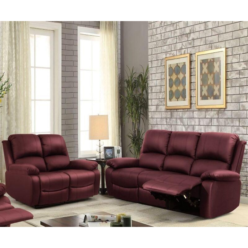 Bonded Leather Sofa Set- Chair, 2 Seater Sofa, 3 Seater Sofa Various Colours