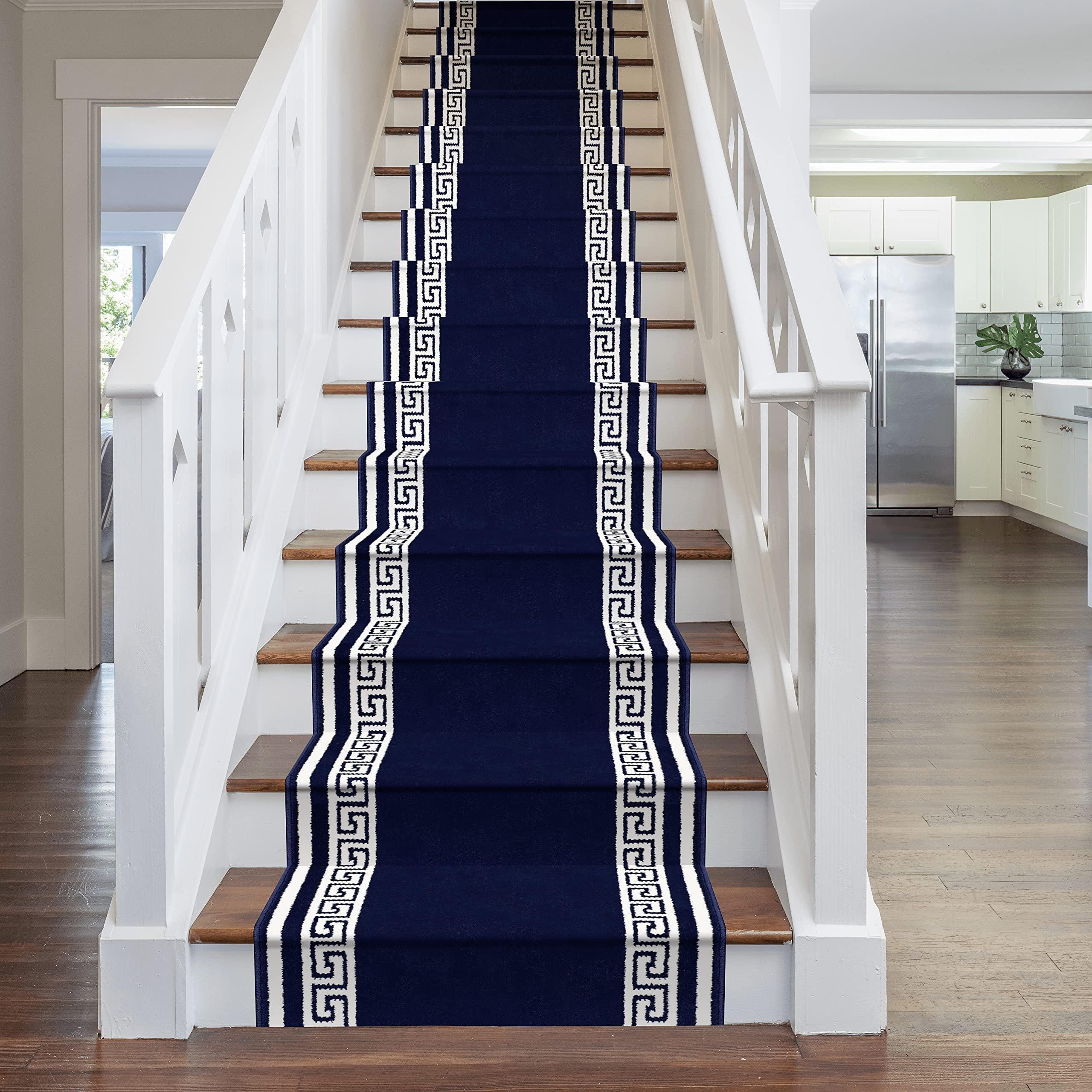 Blue Key Stair Carpet Runner - image 1